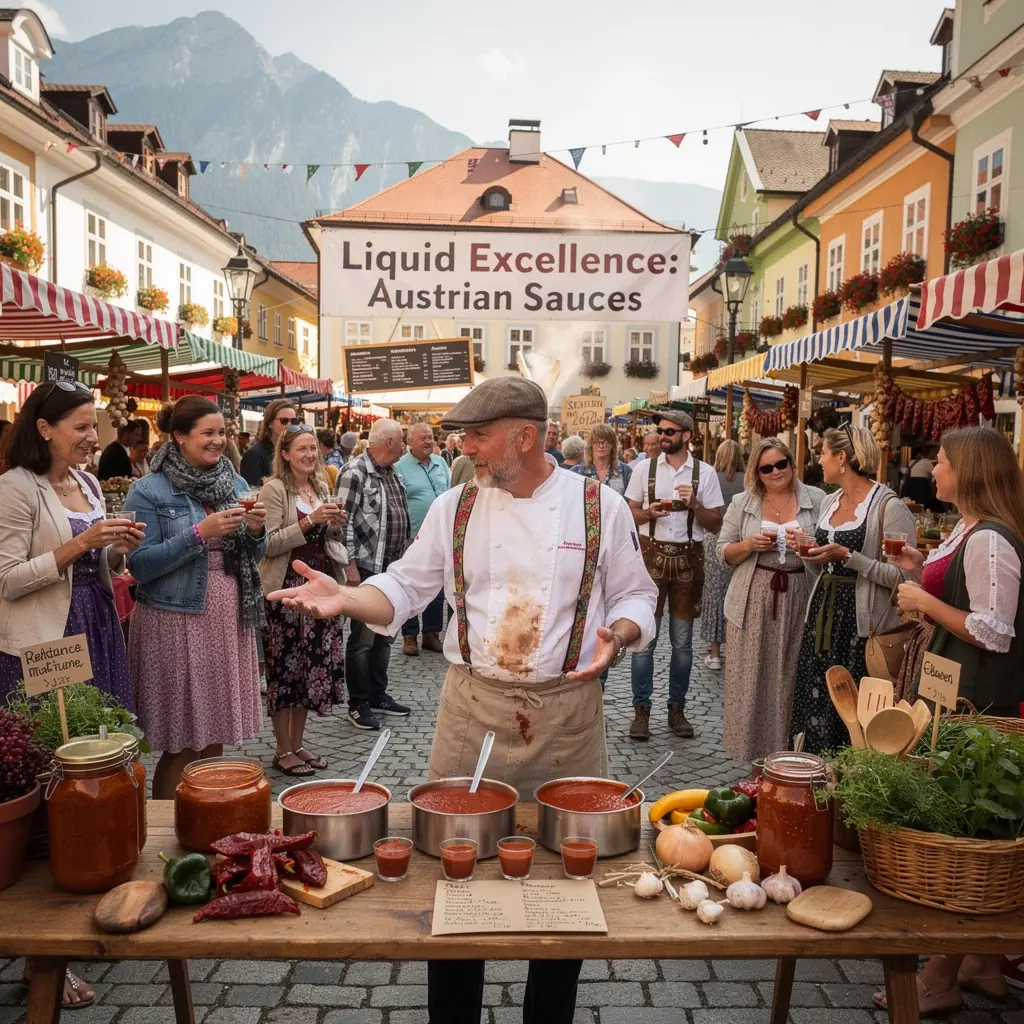 Eine Auswahl an verschiedenen SoГџen in eleganten Schalen, bereit zum Verfeinern von Gerichten.